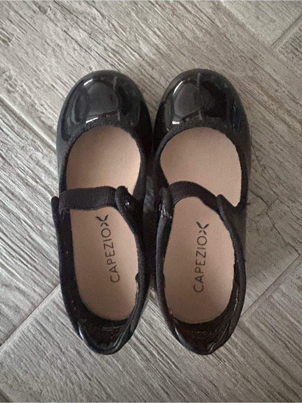 Capezio Black Patent Mary Jane Tap Shoes